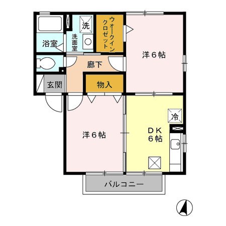 オリーヴ 間取り図