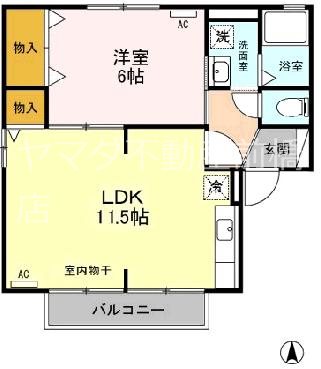 ヴィラージュ 間取り図