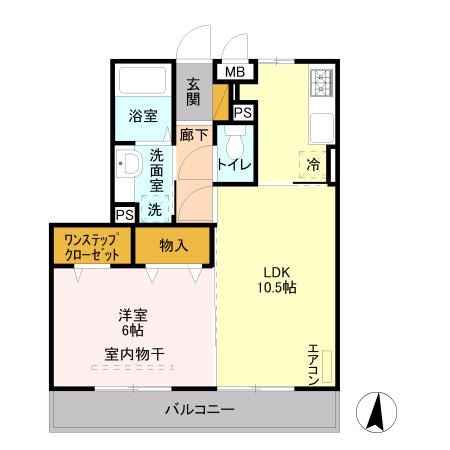 D&amp;#39;クレアーレ　 間取り図