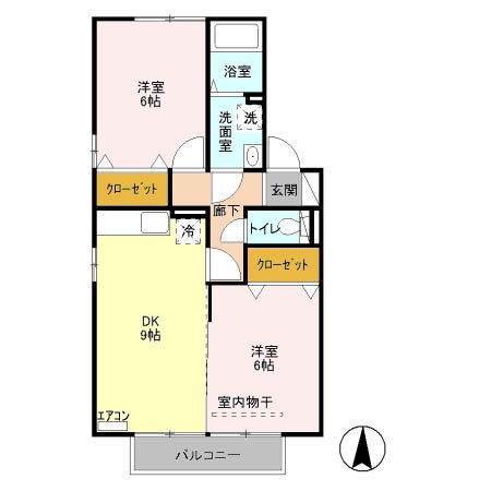 プリムヴェール 間取り図