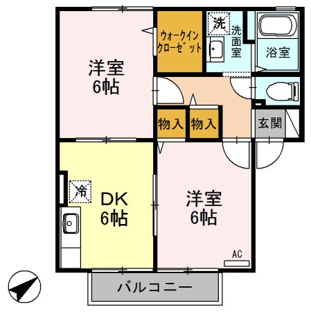 ウィルモア山王 間取り図