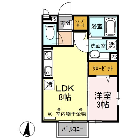 ガルテン 間取り図