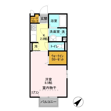 プレシャス前橋 間取り図