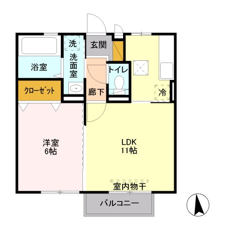 プチアリス 間取り図