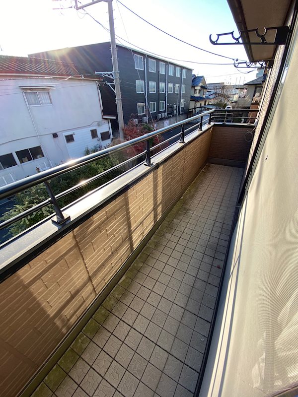 飯塚町谷一貸家住宅001 ベランダ