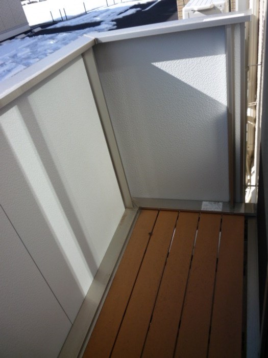 ディアコートB ベランダ