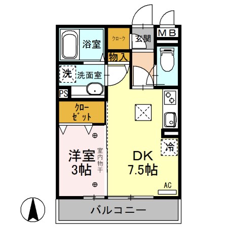 エタルナ倉賀野 間取り図