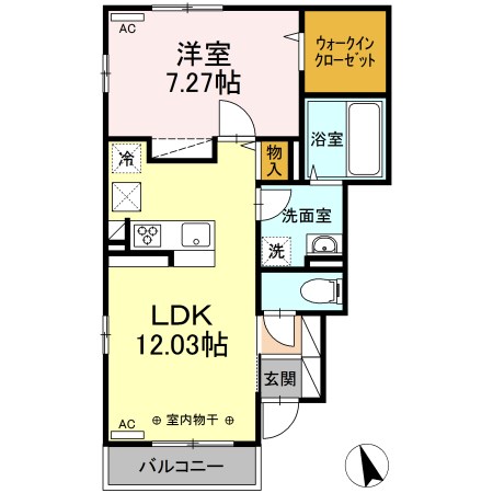 サンヒュッゲ 間取り図