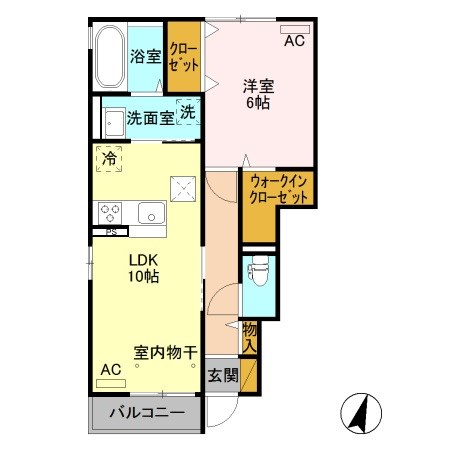 グラッツェ 間取り図