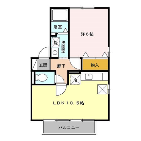 ガーデンコートA 間取り図