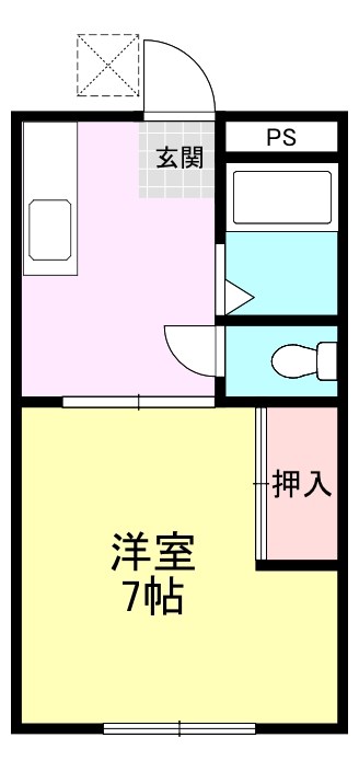 サンシティ少林山108 間取り図