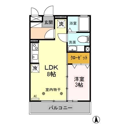 エクセルコート  間取り図