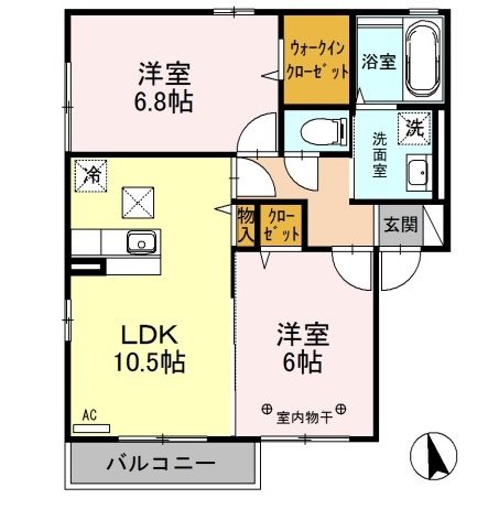 シャルマン 間取り図