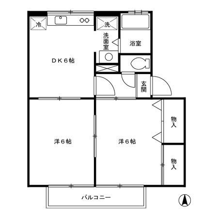 プルニエK 間取り図