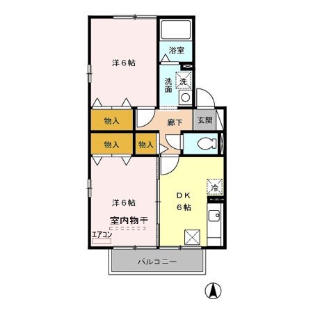 エクセランA 間取り図