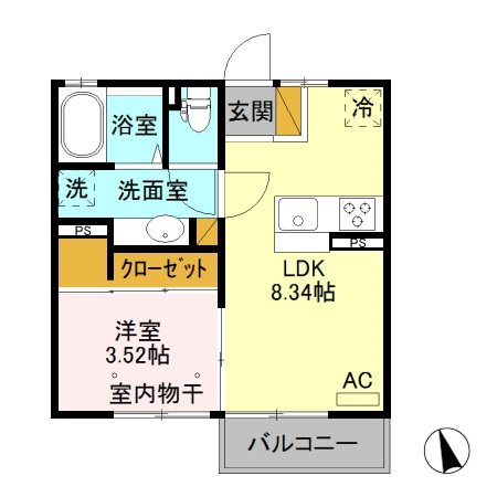 エタルナ倉賀野Ⅱ 間取り図