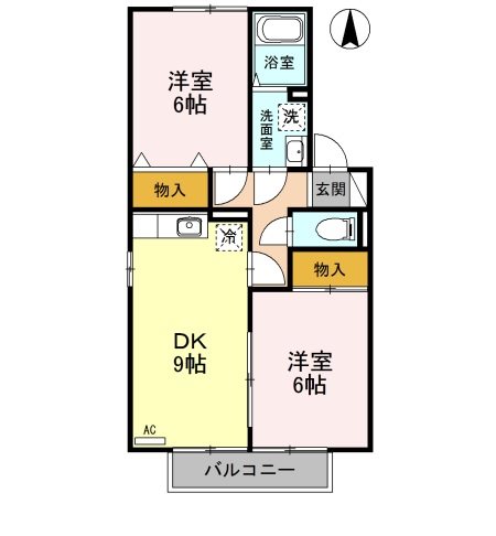 御料所ガーデンE 間取り図