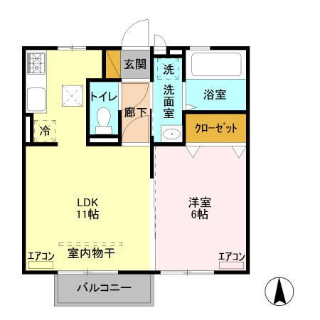 ポレール 間取り図