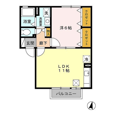 オリーヴ 間取り図