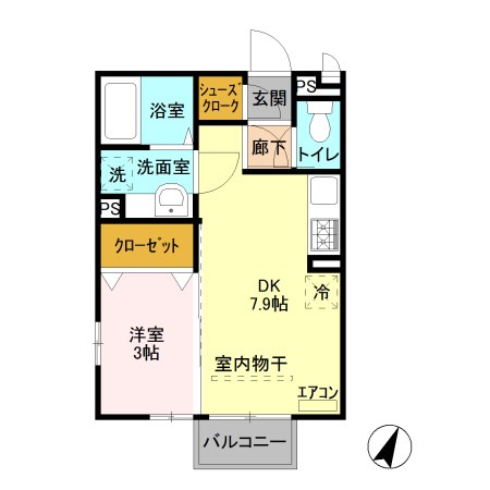 ボンヌ　ジュルネ 間取り図