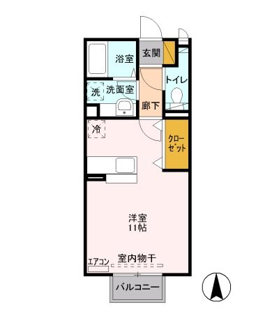 イーストフィールド 間取り図