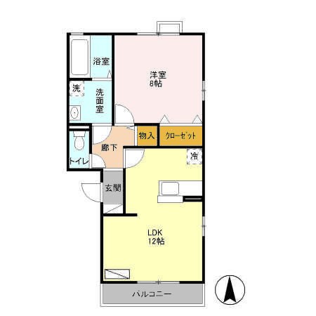 ヴェラハイツM 間取り図