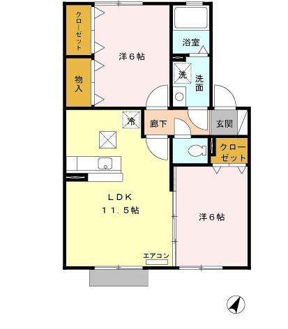 オンブラージュ 間取り図