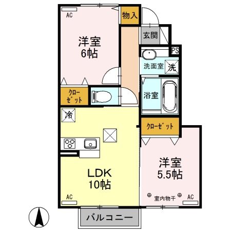 シェソワ 間取り図