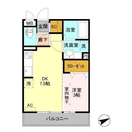 プレシャス高崎 間取り図