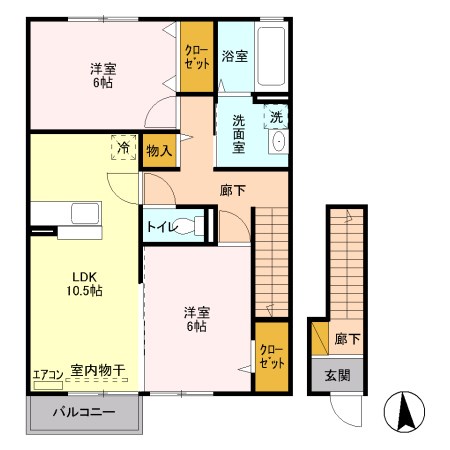 パルテール 間取り図