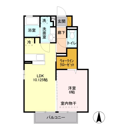 クロワール 間取り図