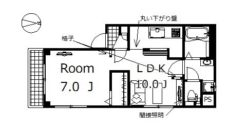 サンシャイン飯塚 間取り図