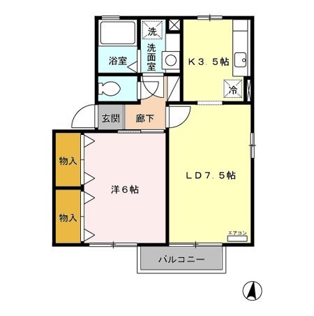 リジエールAＢ 間取り図