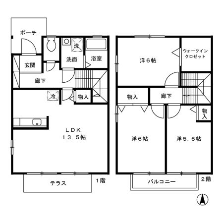 御料所ガーデンＡ 間取り図