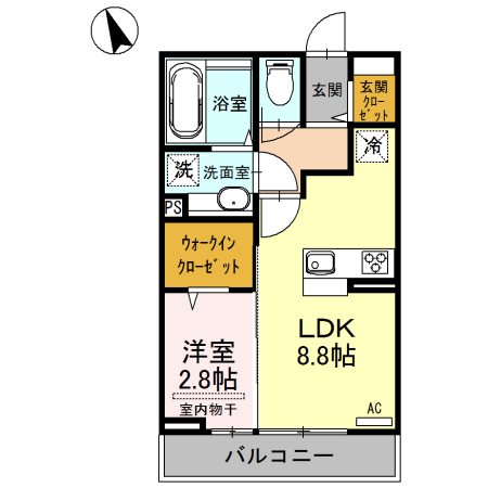 ラルジュ並榎 間取り図