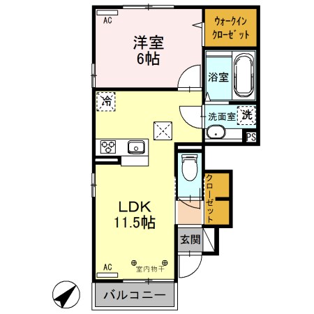 ウィステリアイズミ 間取り図