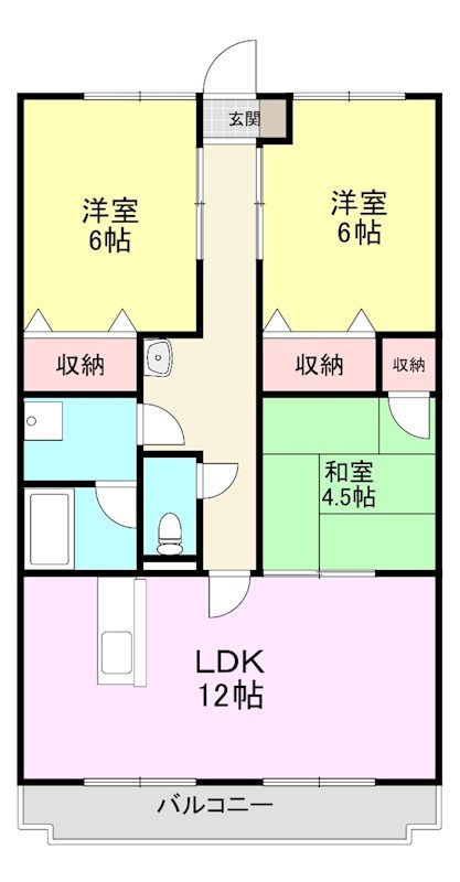 ヴィラ・エスポワール 間取り図