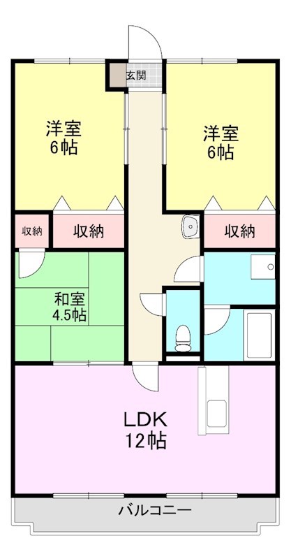 ヴィラ・エスポワール 間取り図
