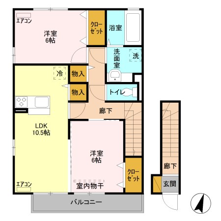 アリエス 間取り図