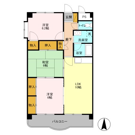 ロワイヤル 間取り図
