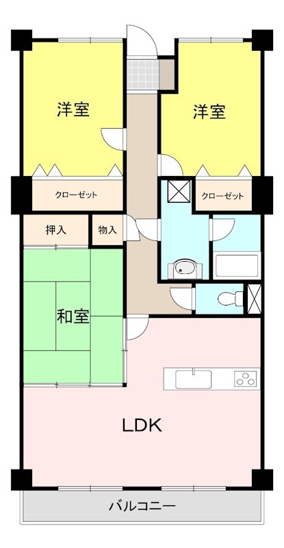 ローズガーデン前橋 間取り図
