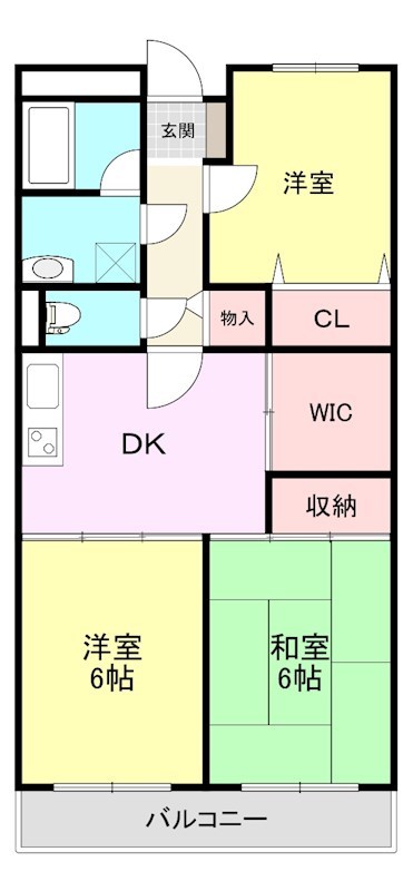 パレス国領 間取り図