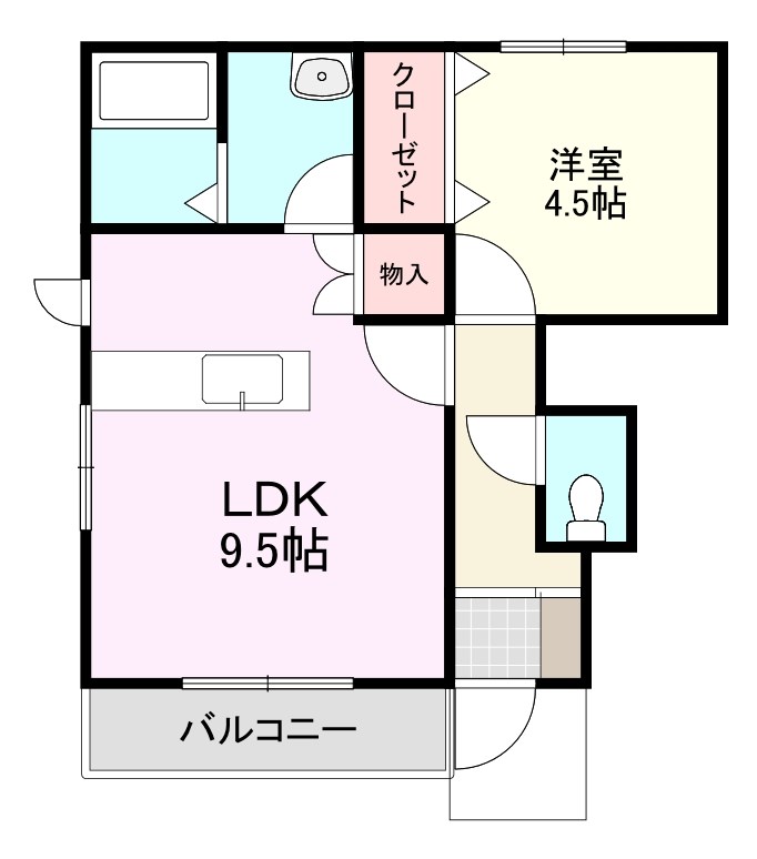 フォンティーヌOZ 間取り図