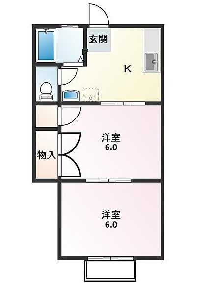 第1セントラルハイツ 間取り図