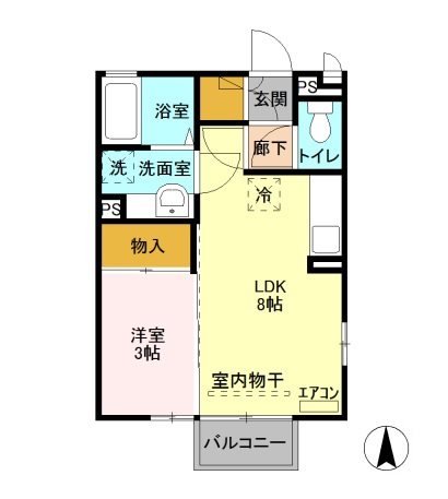 アスール 間取り図
