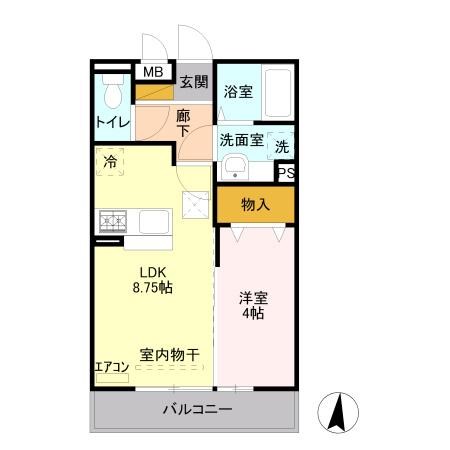 D&amp;#39;クレアーレ　 間取り図