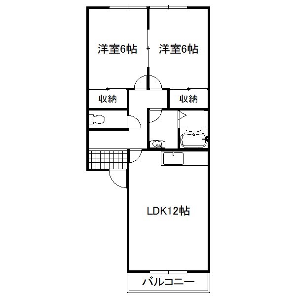 ハイツ昴 間取り図