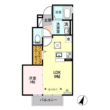セプトガーデン大渡町 間取り図