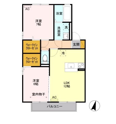 MIYABI　A  間取り図