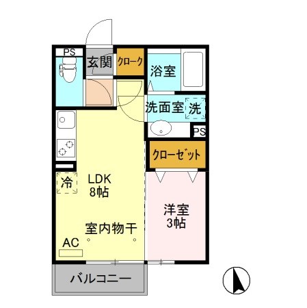 ルビネット 間取り図